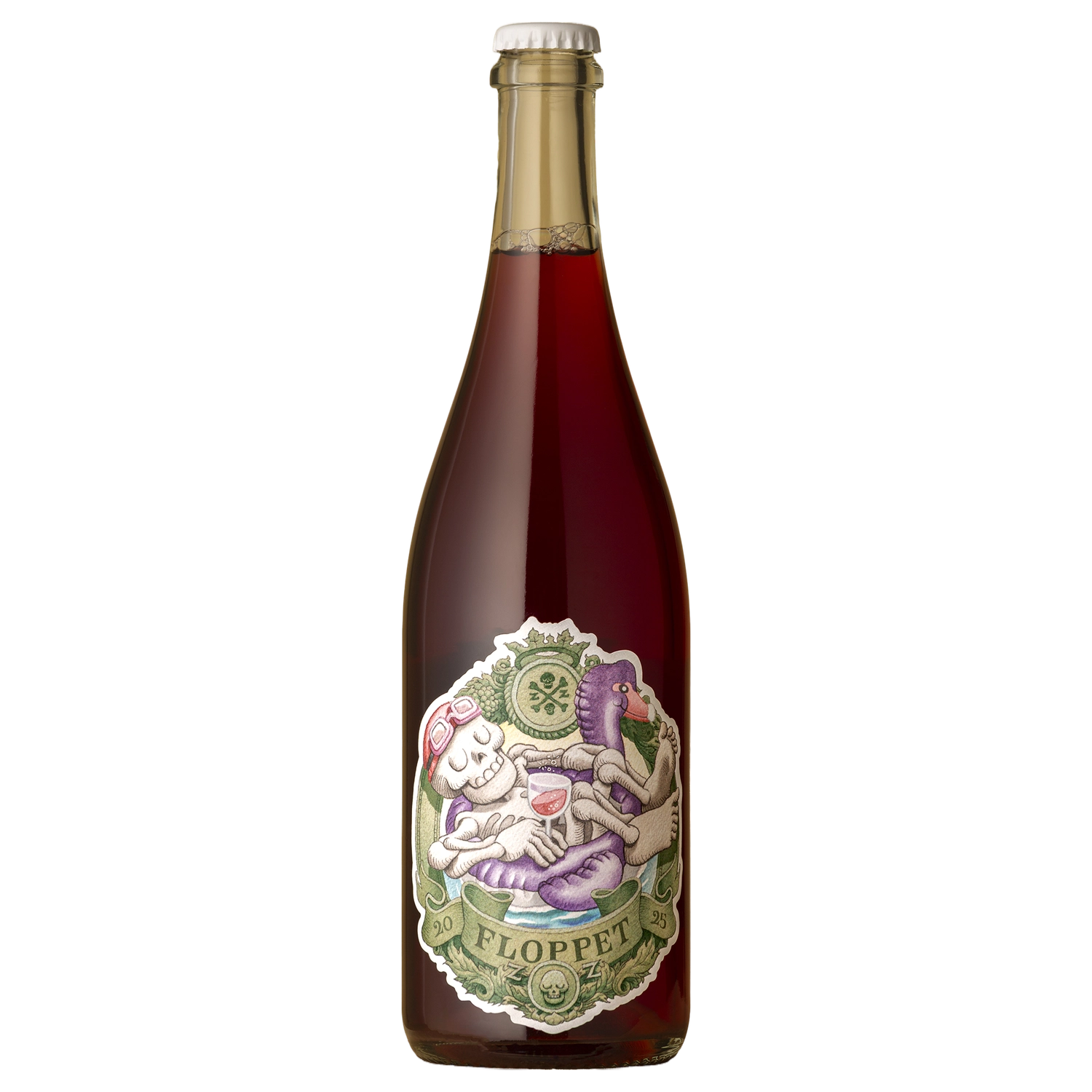 A bottle of 2025 Dormilona Floppet Pet Nat 750ml Sparkling Wine