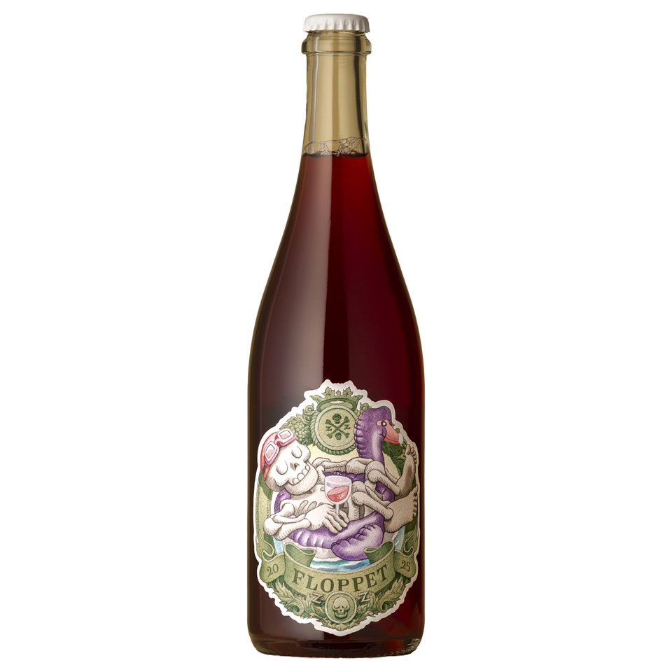 A bottle of 2025 Dormilona Floppet Pet Nat 750ml Sparkling Wine