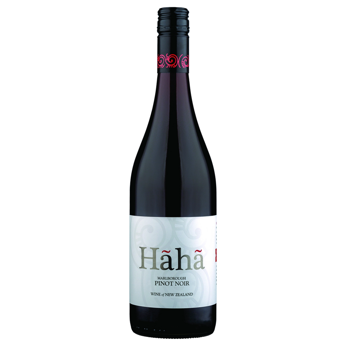 A bottle of 2024 Hãhã Marlborough Pinot Noir 750ml Red Wine