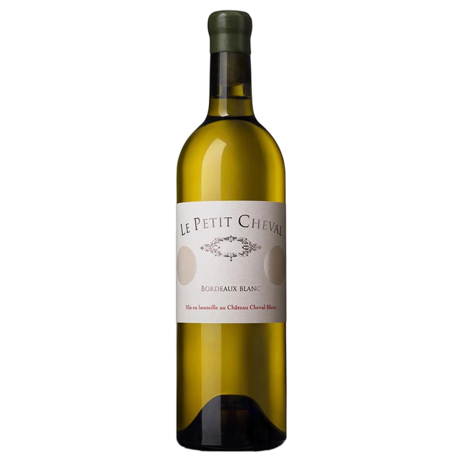 A bottle of 2014 Chateau Cheval Blanc 'Le Petit Cheval' 750ml Red Wine
