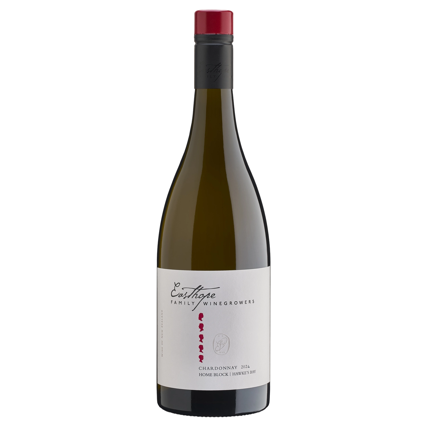A bottle of 2024 Easthope Family Home Block Chardonnay 750ml White Wine