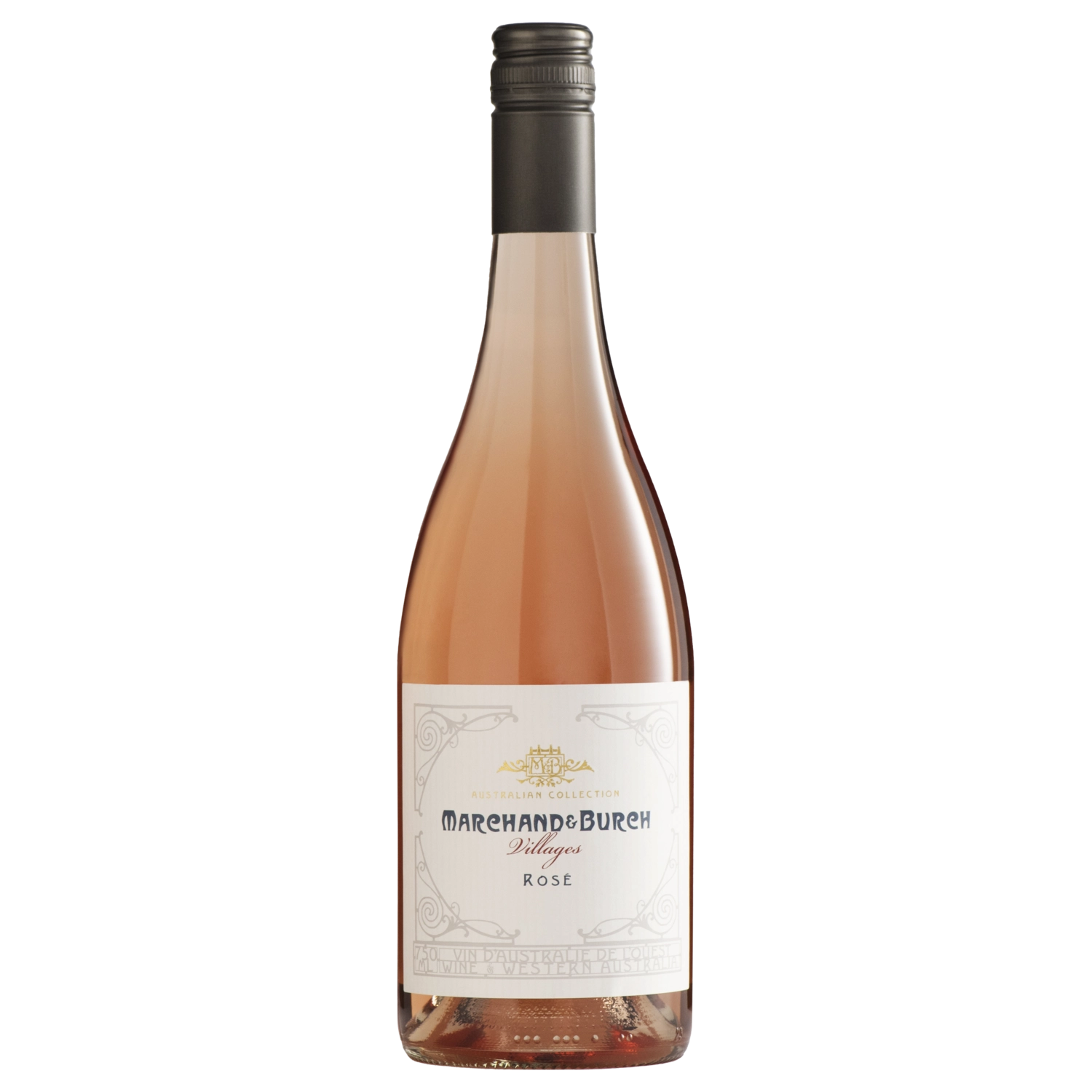 A bottle of 2025 Marchand & Burch Villages Rosé 750ml Rose Wine