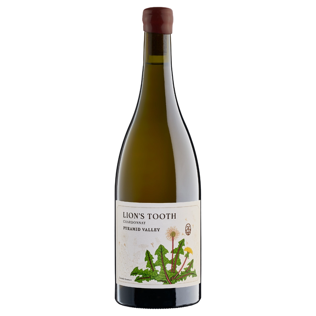 A bottle of 2023 Pyramid Valley Lion's Tooth Chardonnay 750ml White Wine