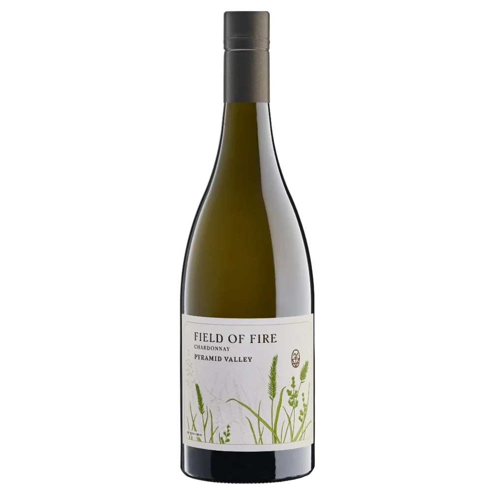 A bottle of 2023 Pyramid Valley Field of Fire Chardonnay 750ml White Wine
