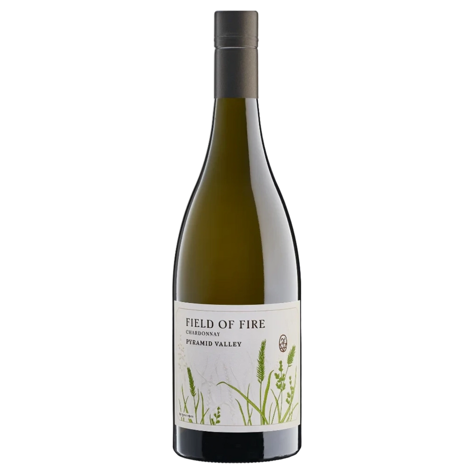 A bottle of 2023 Pyramid Valley Field of Fire Chardonnay 750ml White Wine