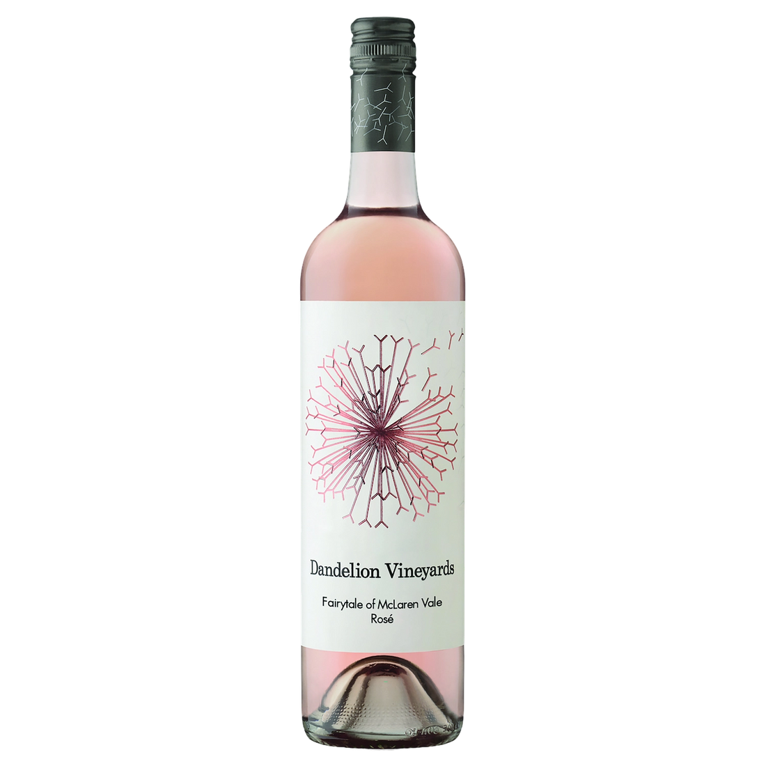 A bottle of 2025 Dandelion Fairytale of the McLaren Vale Rosé 750ml Red Wine