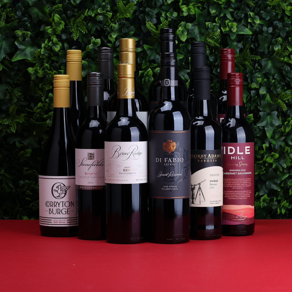 A collection of The Collective Exclusives Red Dozen - Valued at $640 from The Wine Collective