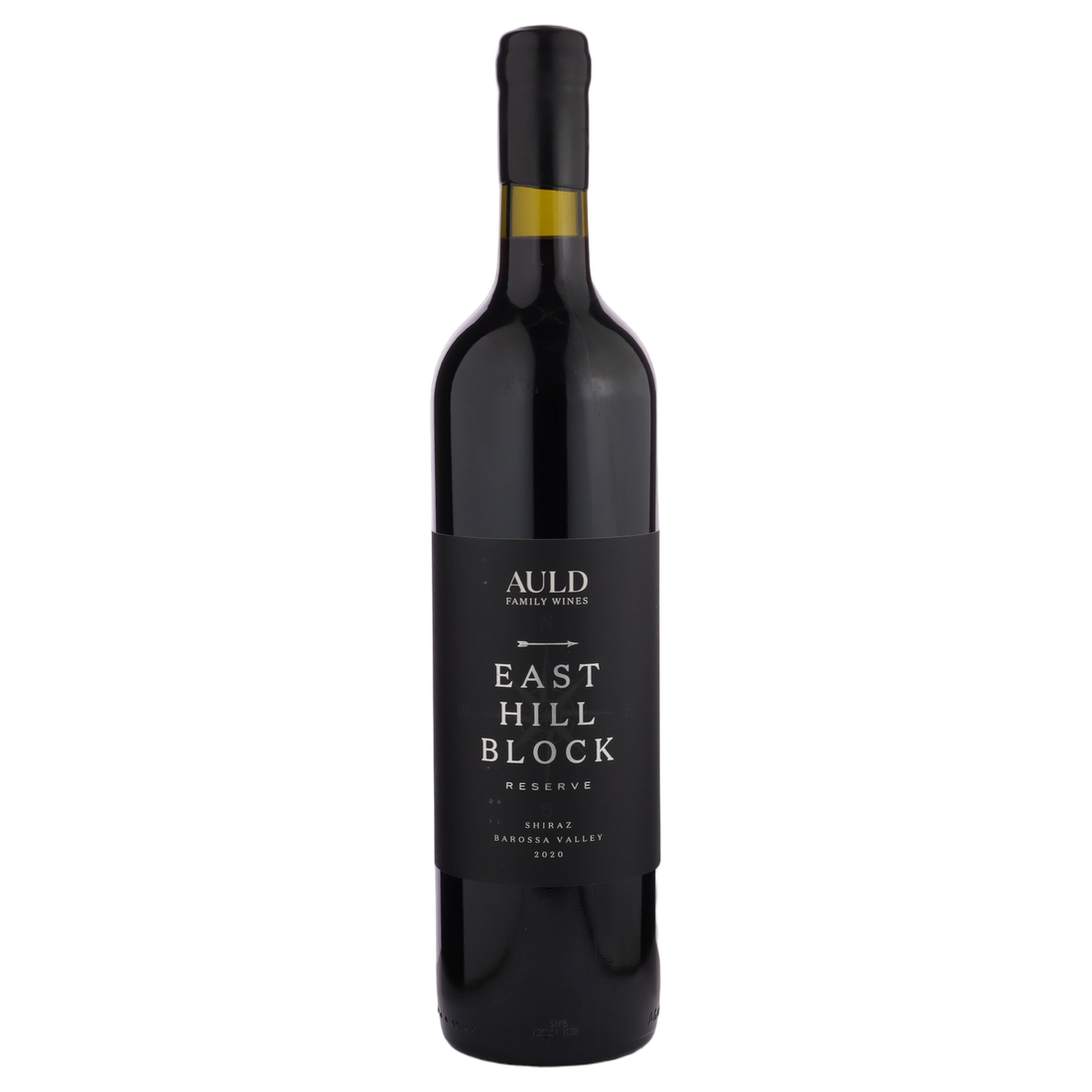 A bottle of Auld Family Wines East Hill Block Reserve Shiraz 2020 750ml Red Wine