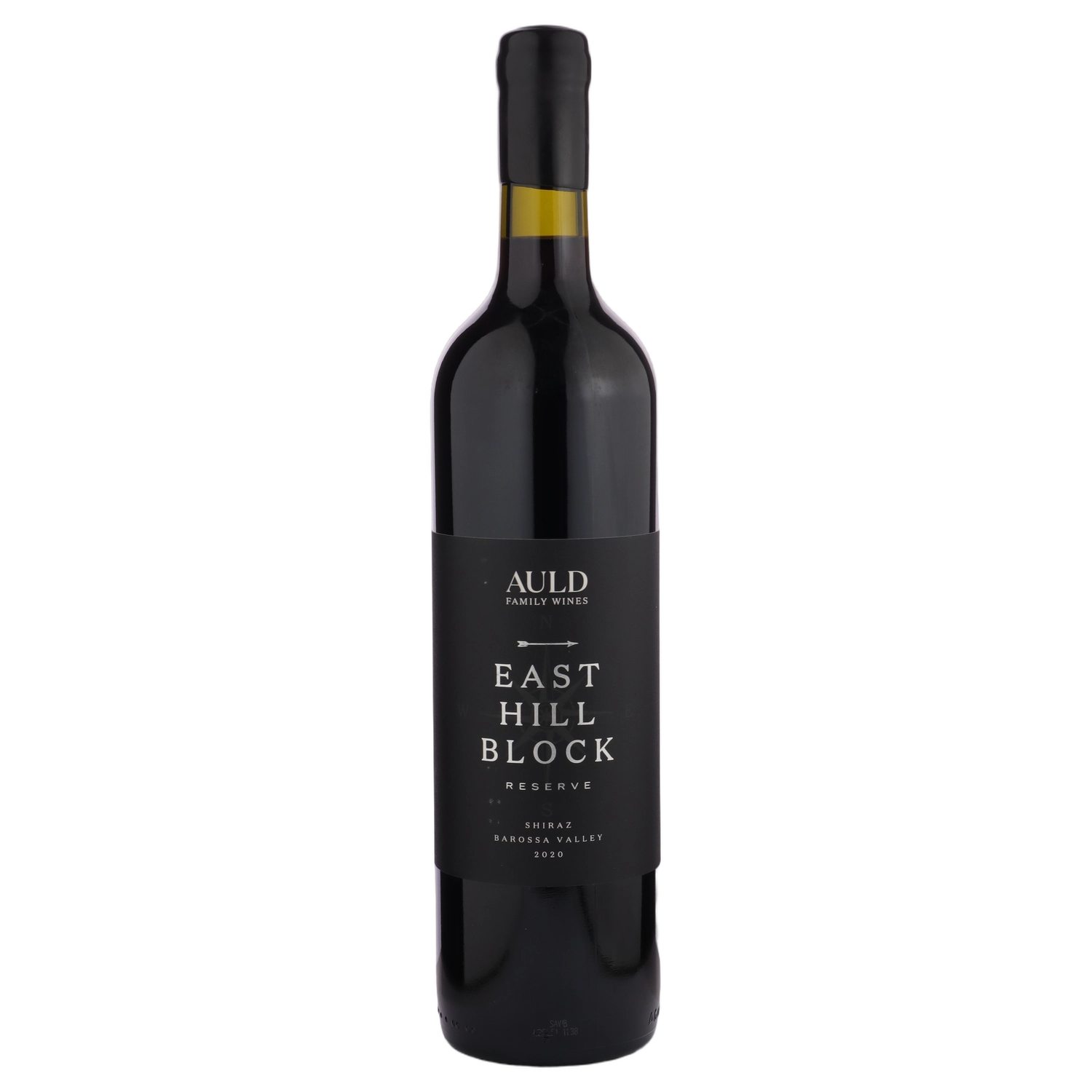 A bottle of Auld Family Wines East Hill Block Reserve Shiraz 2020 750ml Red Wine