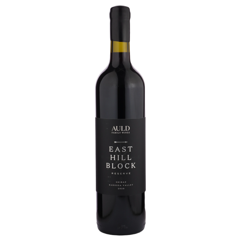 A bottle of Auld Family Wines East Hill Block Reserve Shiraz 2020 750ml Red Wine