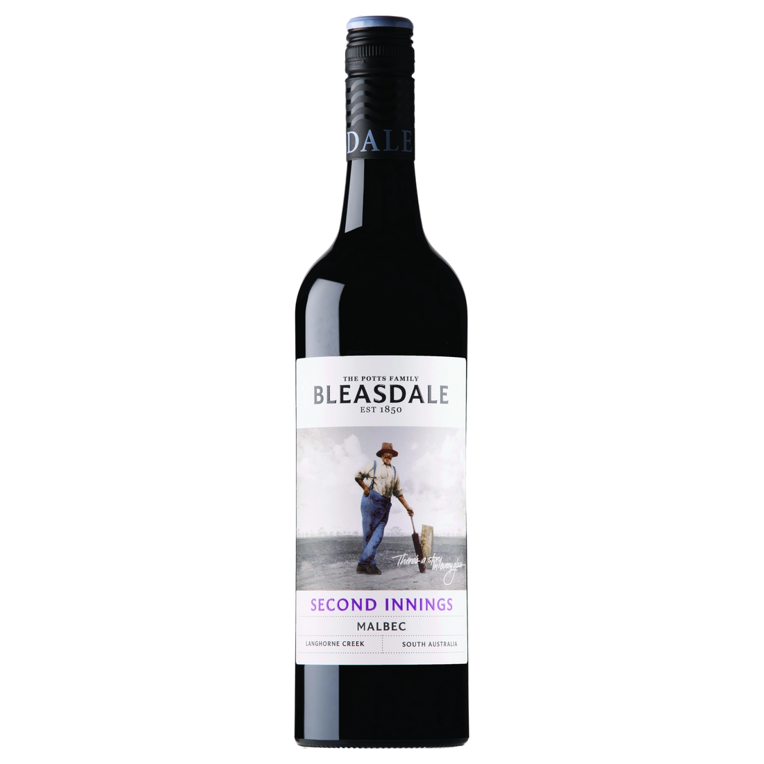 A bottle of 2023 Bleasdale Vineyards Second Innings Malbec 750ml Red Wine