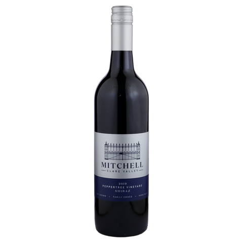 A bottle of Mitchell Peppertree Shiraz 2019 750ml Red Wine