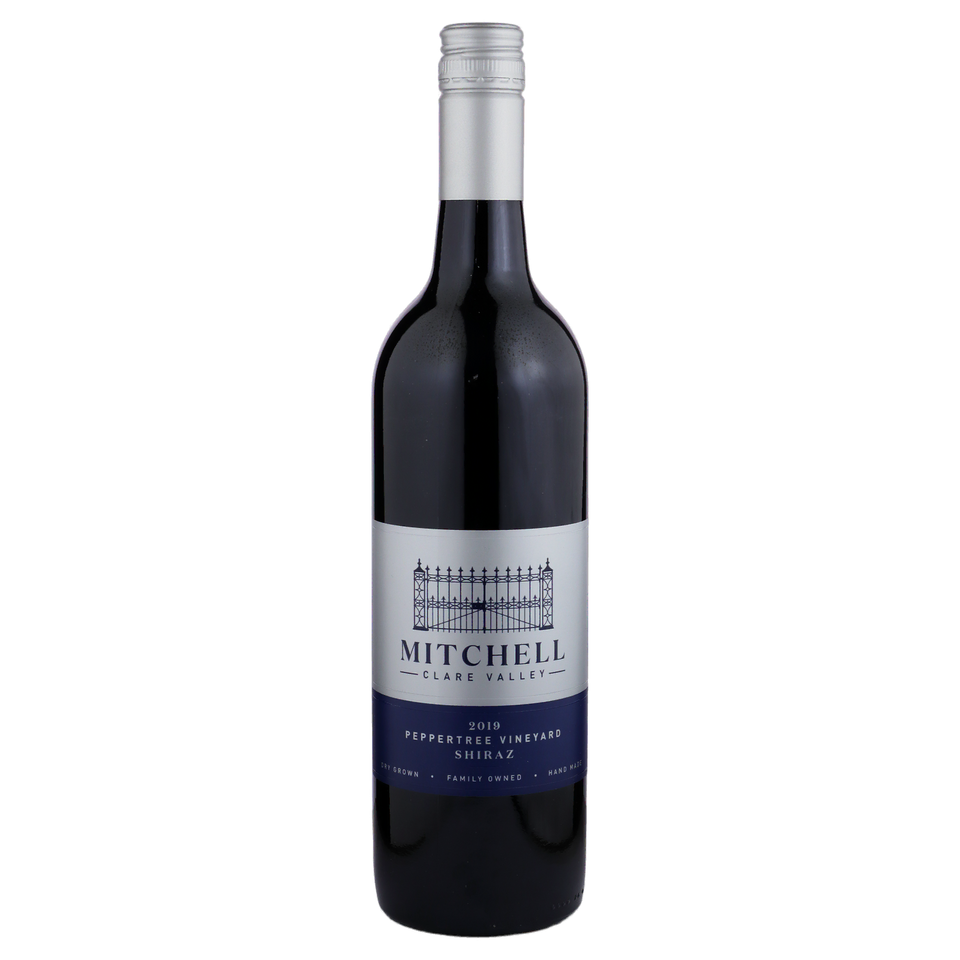 A bottle of Mitchell Peppertree Shiraz 2019 750ml Red Wine