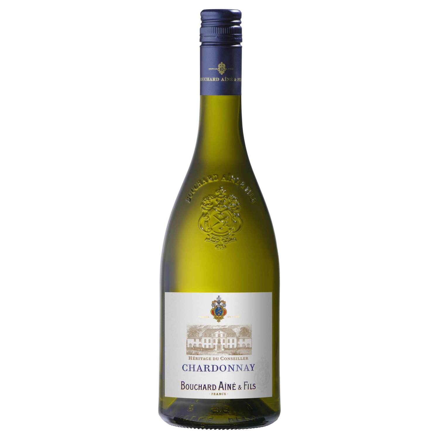 A bottle of 2024 Bouchard Aîne & Fils Héritage du Conseiller Chardonnay 750ml White Wine