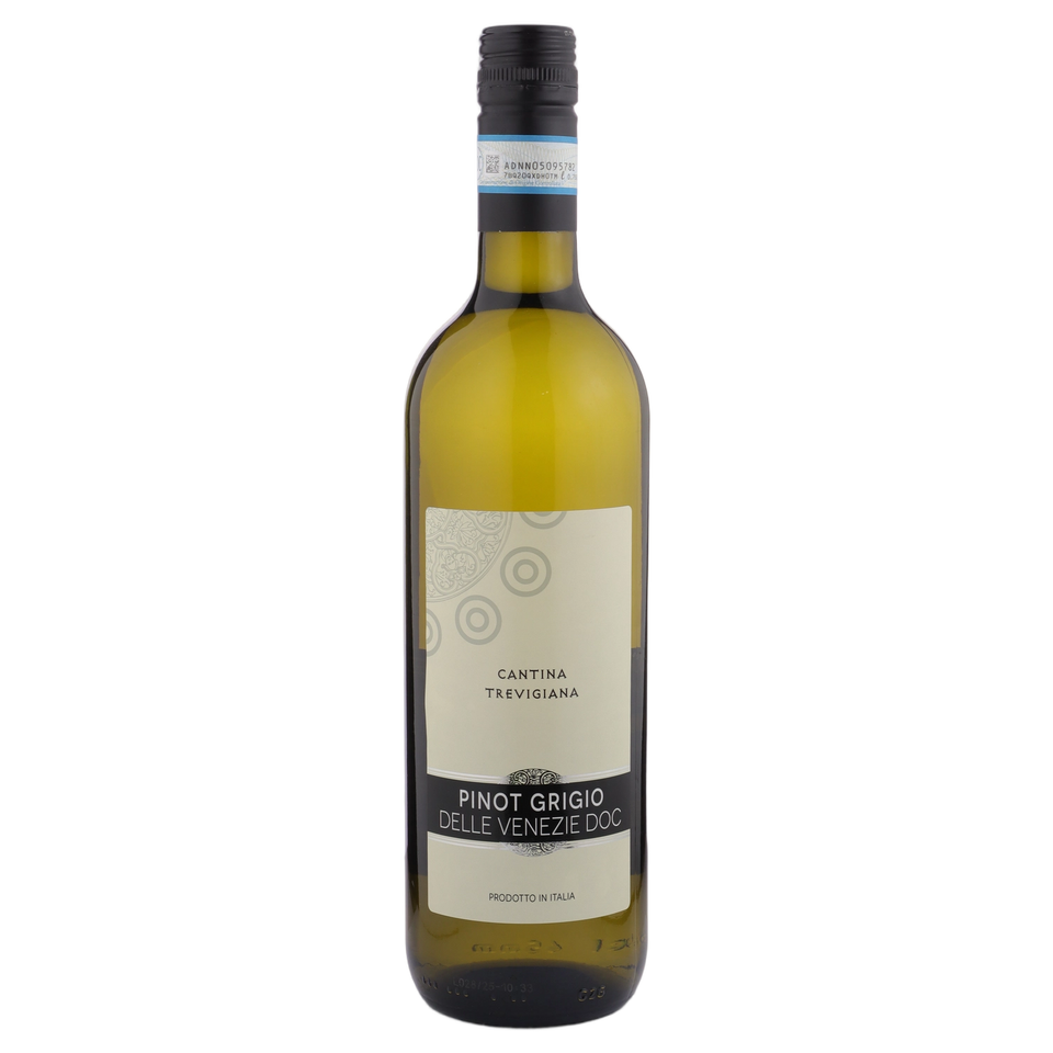 A bottle of 2023 Cantina Trevigiana Pinot Grigio 750ml White Wine