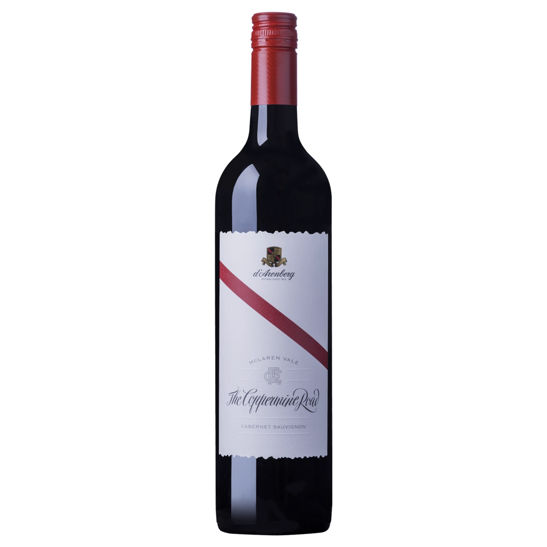 A bottle of 2020 d’Arenberg The Coppermine Road Cabernet Sauvignon 750ml Red Wine