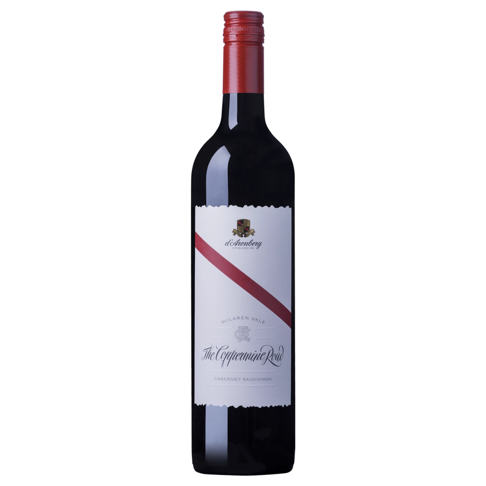 A bottle of 2020 d’Arenberg The Coppermine Road Cabernet Sauvignon 750ml Red Wine