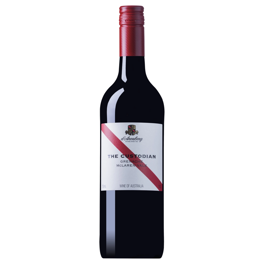 A bottle of 2021 d’Arenberg The Custodian Grenache 750ml Red Wine