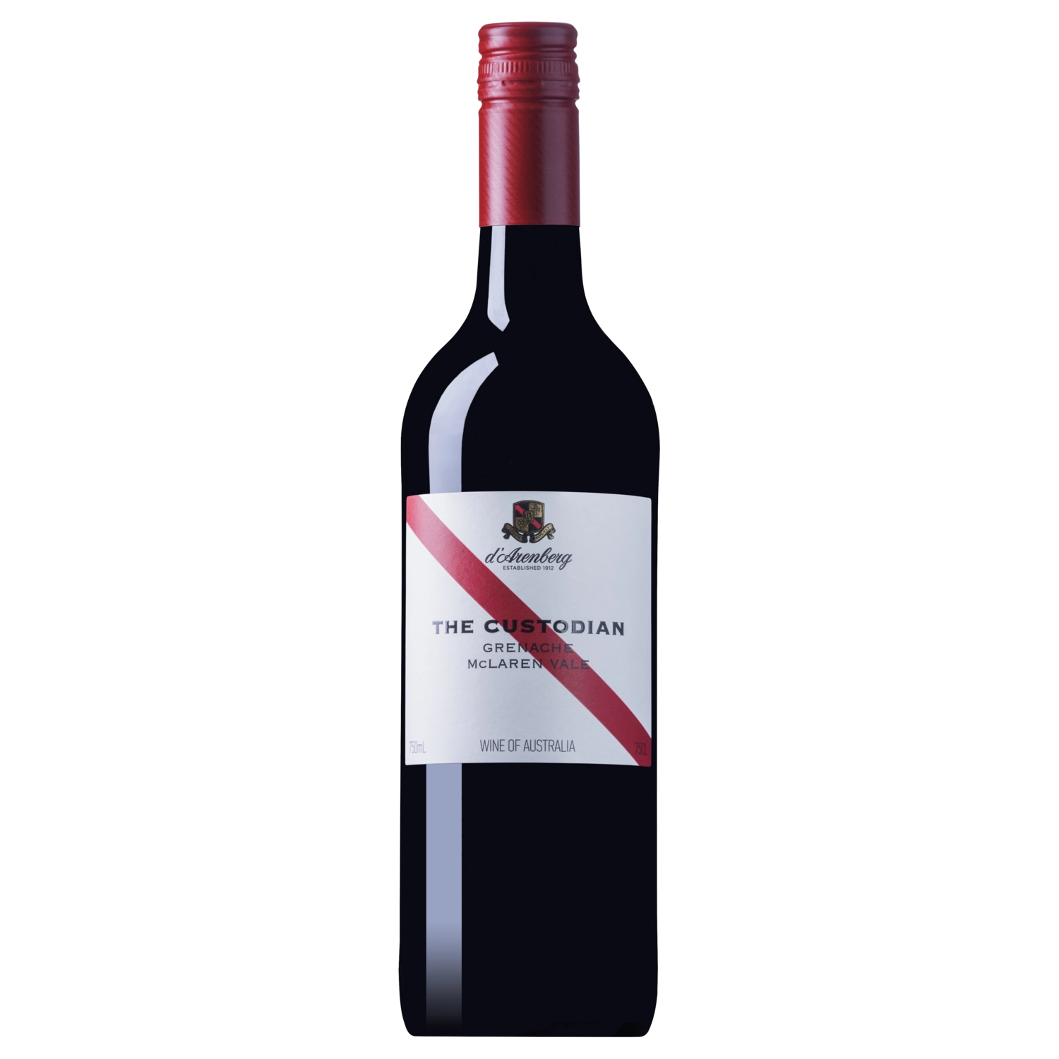 A bottle of 2021 d’Arenberg The Custodian Grenache 750ml Red Wine
