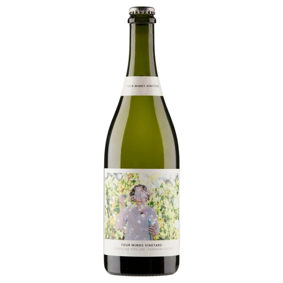 A bottle of 2023 Four Winds Sparking Riesling 750ml Sparkling Wine
