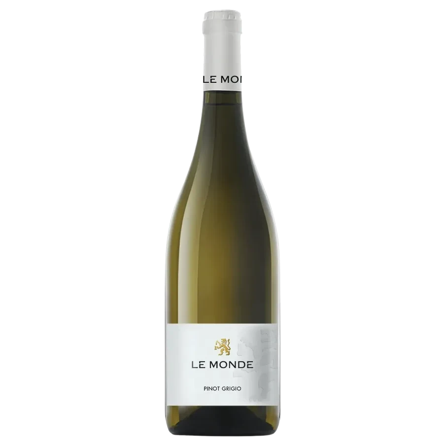 A bottle of 2023 Le Monde Pinot Grigio DOC 750ml White Wine
