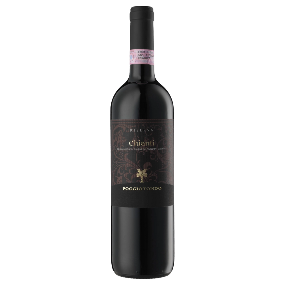A bottle of 2018 Poggiotondo Chianti Riserva DOCG 750ml Red Wine