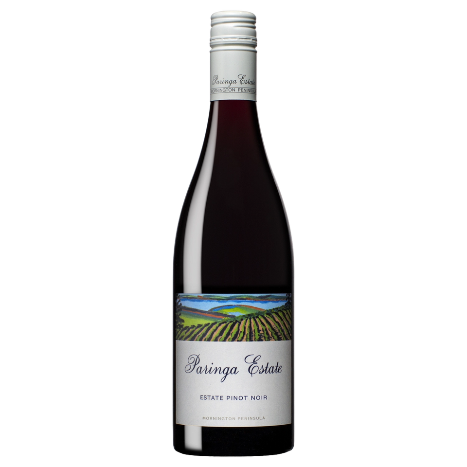 A bottle of 2021 Paringa Estate 'Estate' Pinot Noir 750ml Red Wine