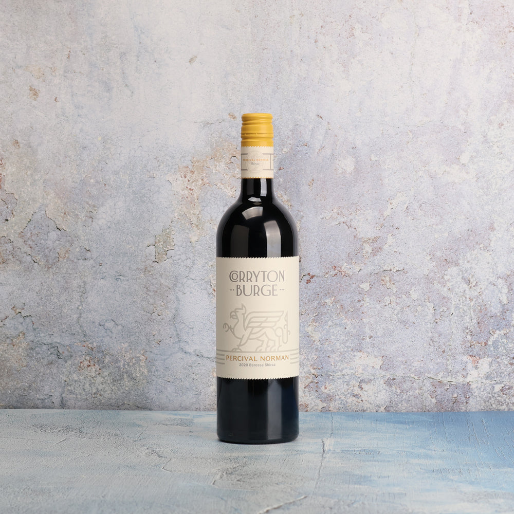 A bottle of 2020 Corryton Burge Percival Norman Shiraz 750ml Red Wine