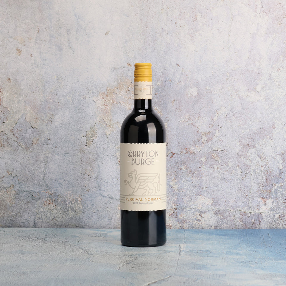 A bottle of 2020 Corryton Burge Percival Norman Shiraz 750ml Red Wine