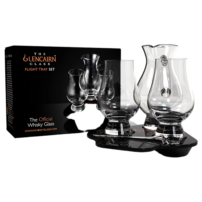 Glencairn Flight Tray With 2 Glasses Water Jug and Pipette