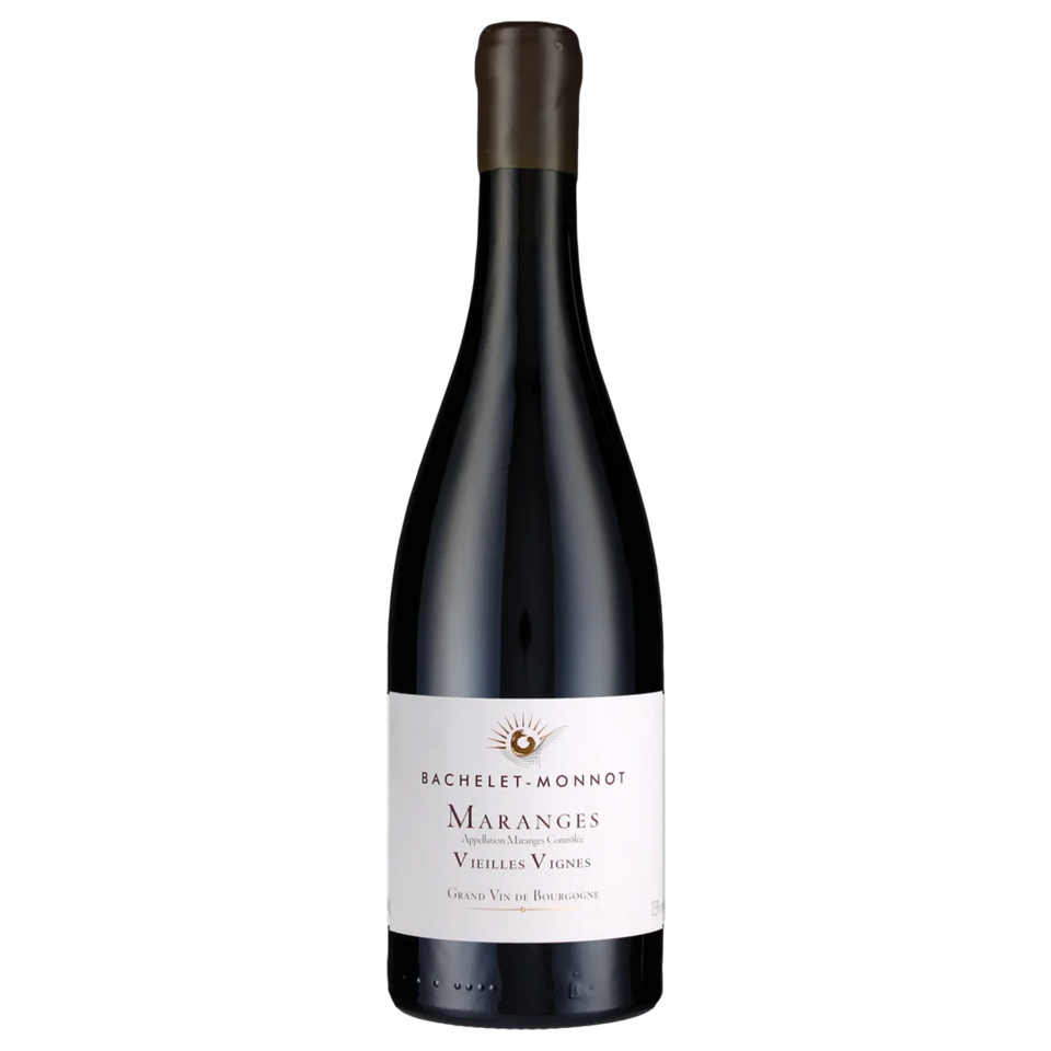 A bottle of 2023 Bachelet Monnot Maranges Vieilles Vignes Rouge 750ml Red Wine