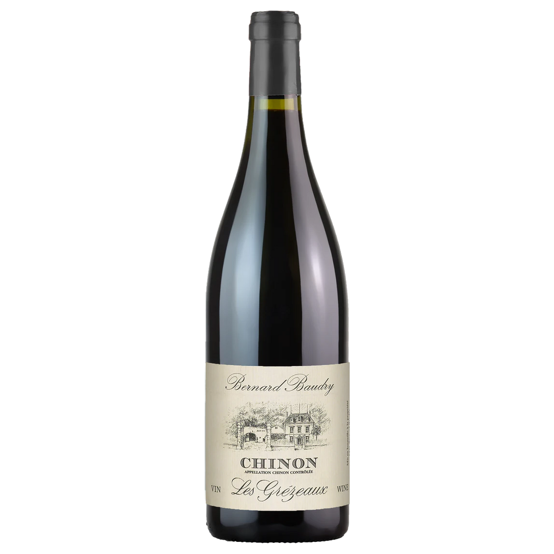 A bottle of 2023 Domaine Bernard Baudry Chinon Les Grézeaux 750ml Red Wine