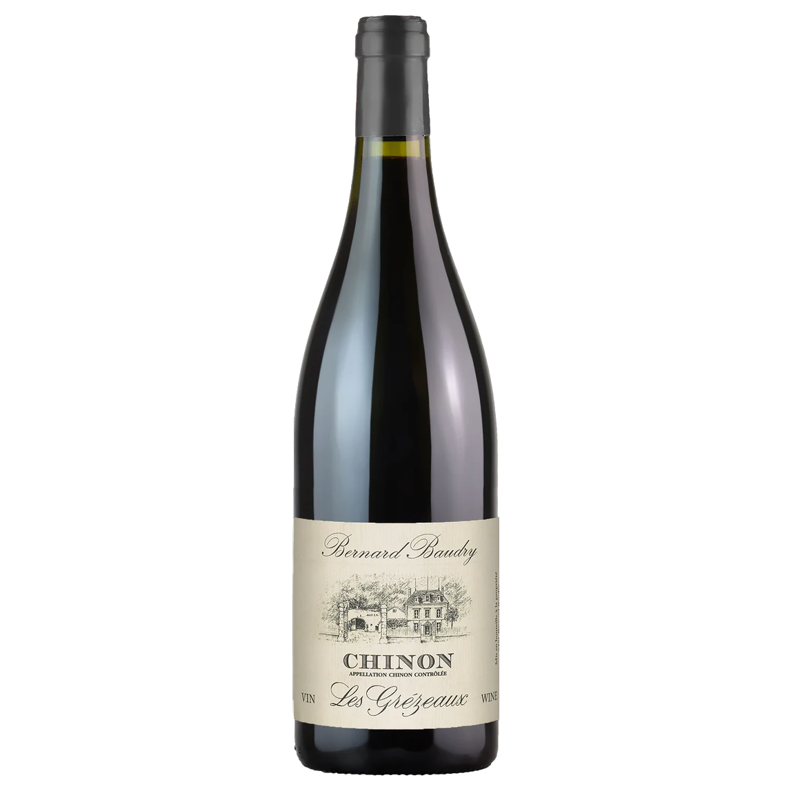 A bottle of 2023 Domaine Bernard Baudry Chinon Les Grézeaux 750ml Red Wine