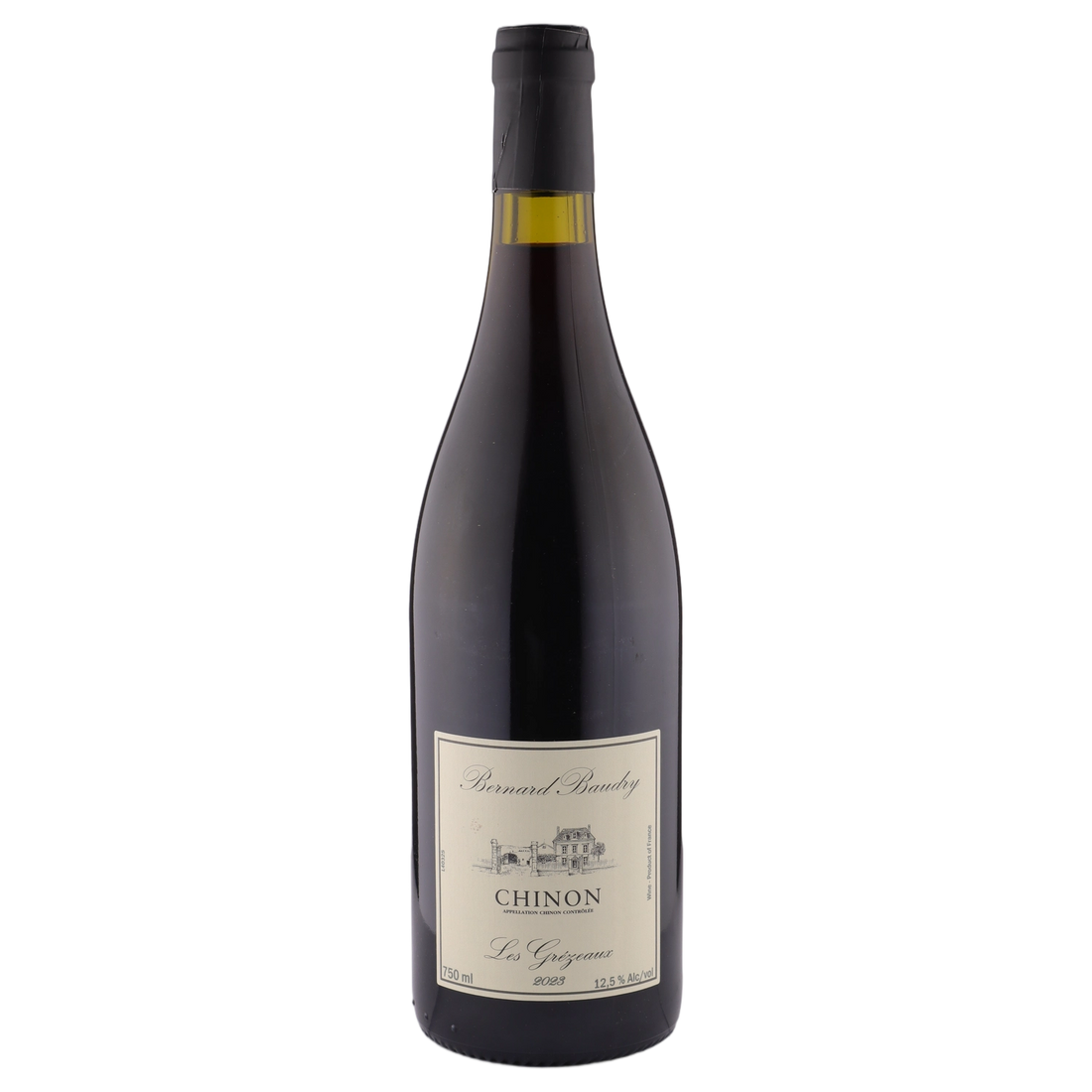 A bottle of 2023 Domaine Bernard Baudry Chinon Les Grézeaux 750ml Red Wine