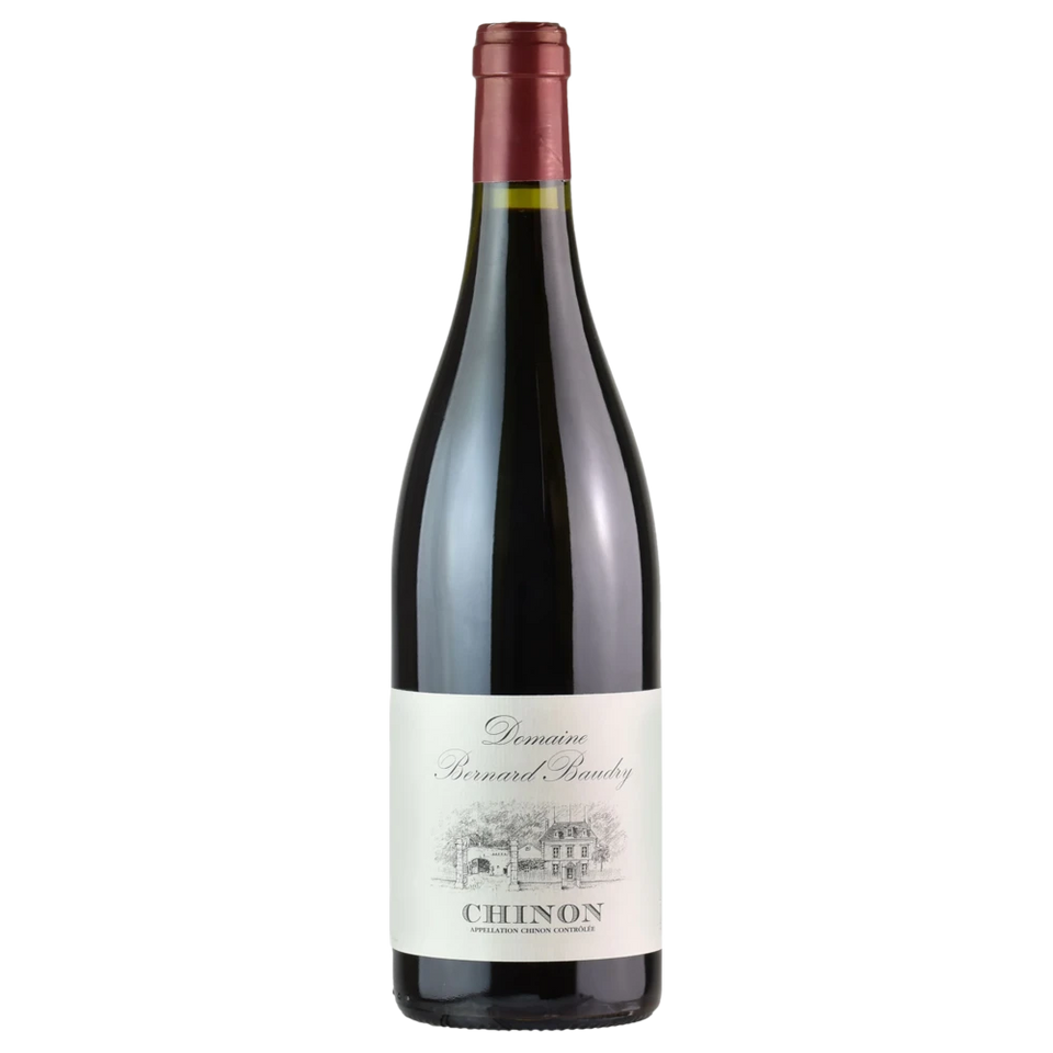 A bottle of 2023 Domaine Bernard Baudry Chinon Le Domaine 750ml Red Wine