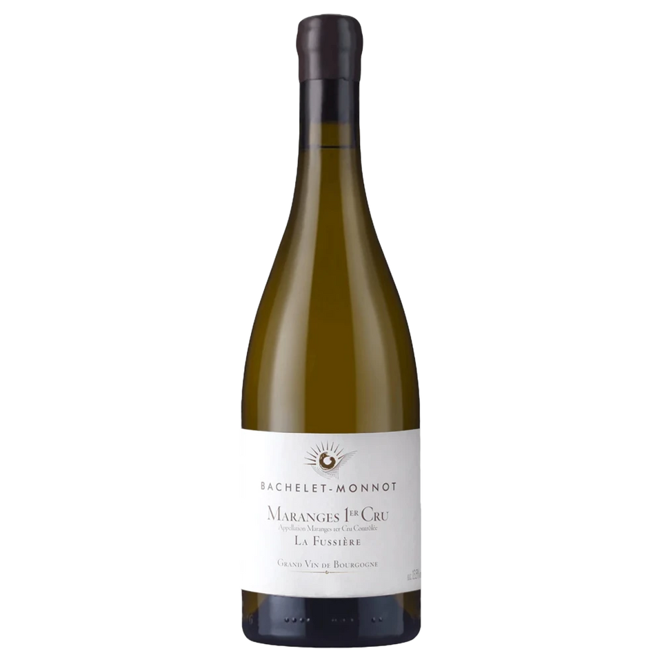 A bottle of 2023 Bachelet Monnot Maranges 1er Cru La Fussière Blanc 750ml White Wine