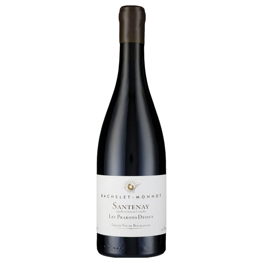A bottle of 2023 Bachelet Monnot Santenay Les Prarons Dessus 750ml Red Wine
