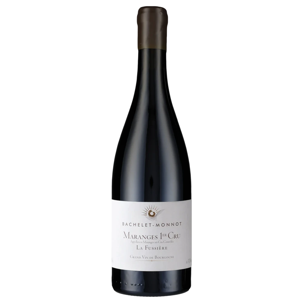 A bottle of 2023 Bachelet Monnot Maranges 1er Cru La Fussière Rouge 750ml Red Wine