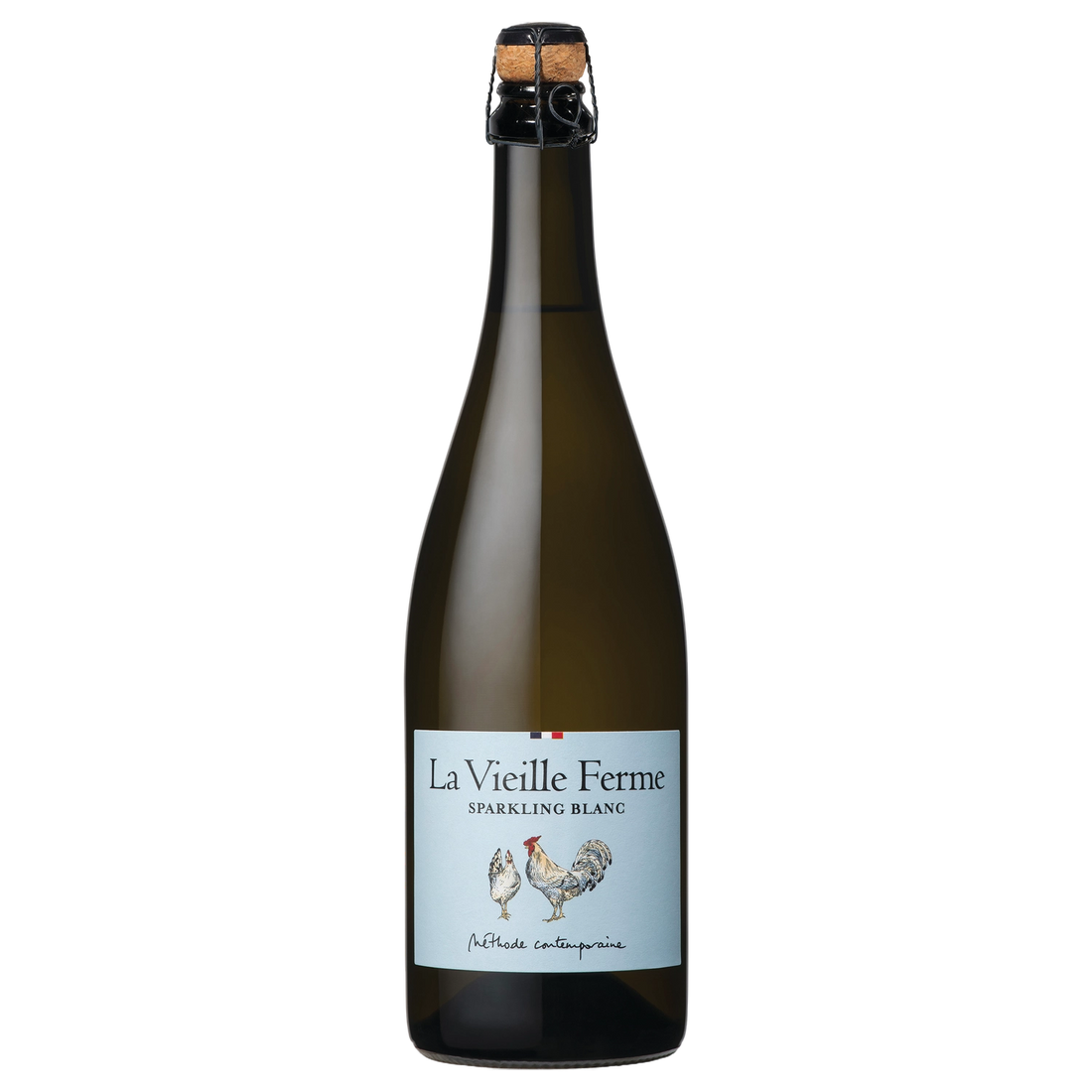 A bottle of NV La Vieille Ferme Sparkling Blanc 750ml Sparkling Wine
