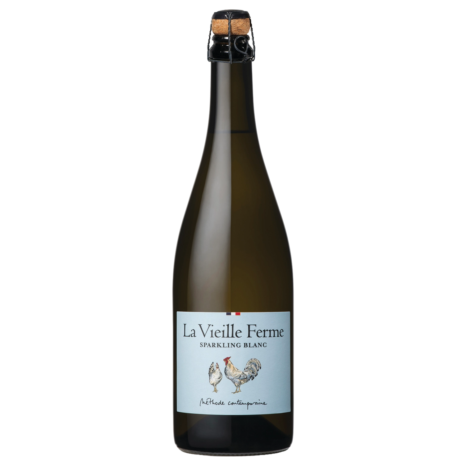A bottle of NV La Vieille Ferme Sparkling Blanc 750ml Sparkling Wine