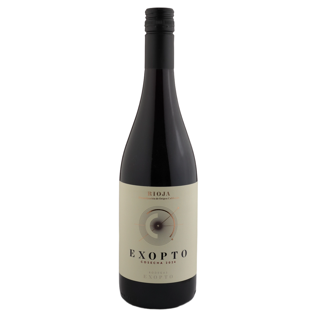 A bottle of 2024 Bodegas Exopto Rioja Exopto Tinto 750ml Red Wine