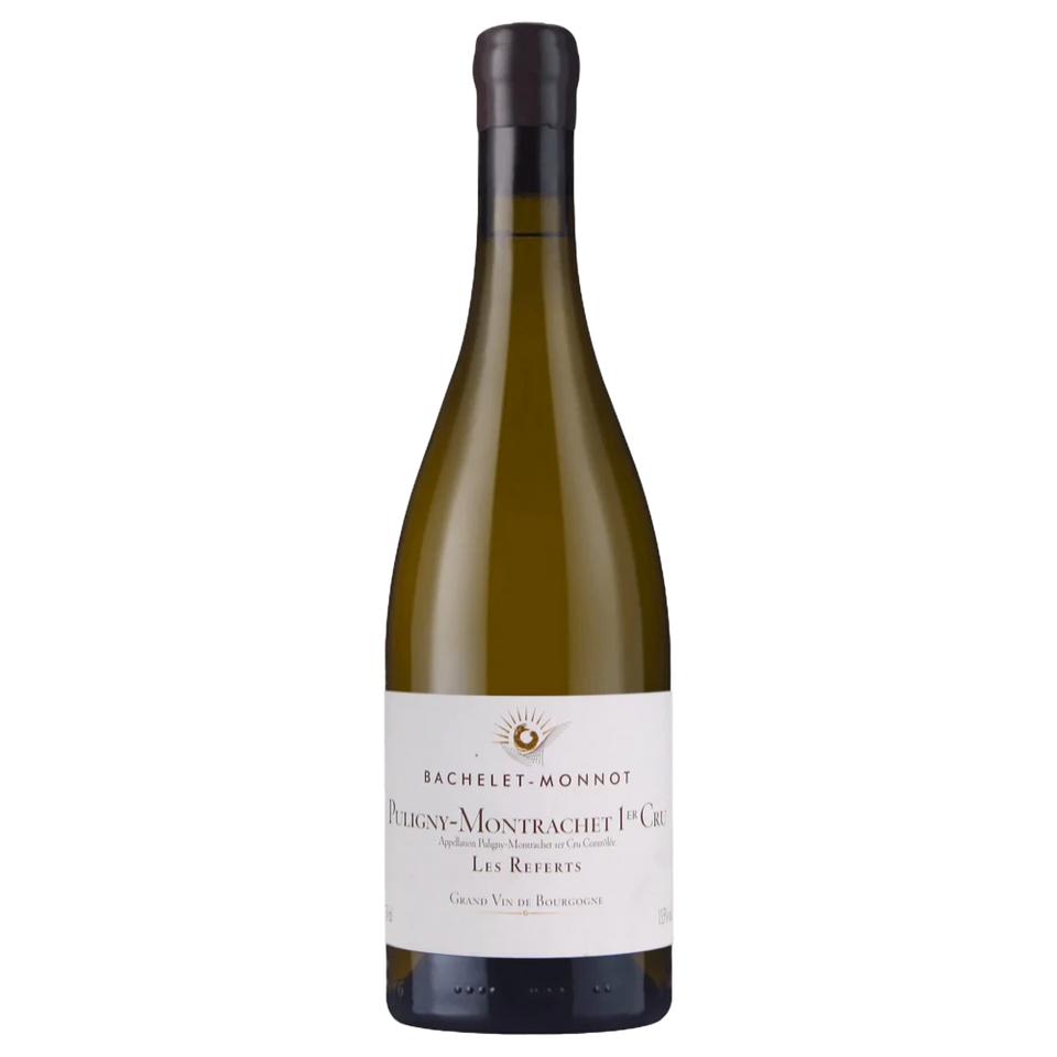 A bottle of 2023 Bachelet Monnot Puligny Montrachet 1er Cru Les Referts 750ml White Wine