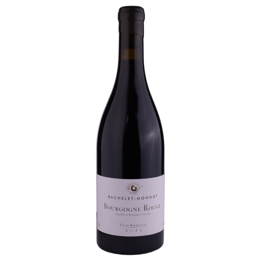 A bottle of 2023 Bachelet Monnot Bourgogne Rouge 750ml Red Wine