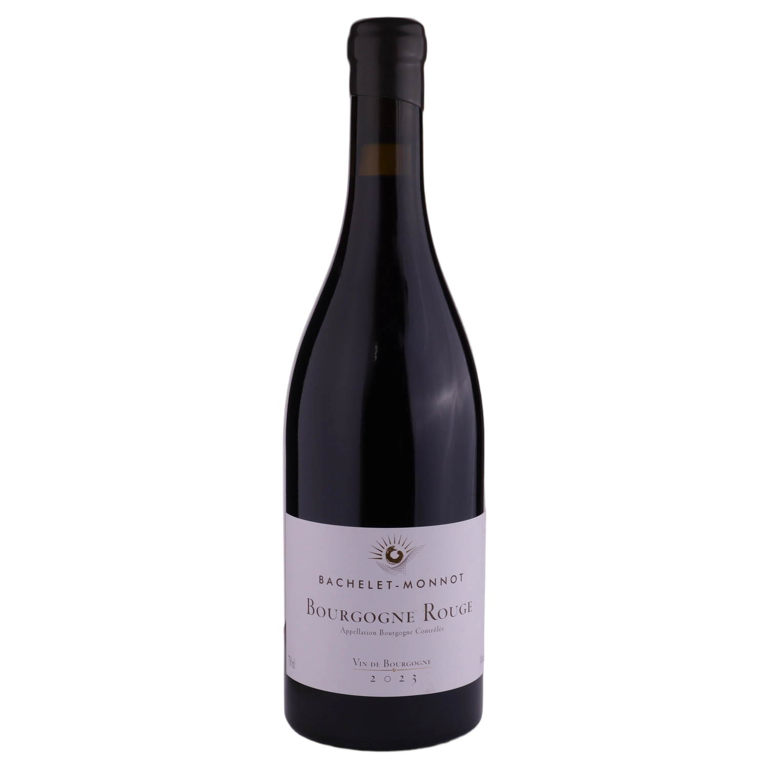 A bottle of 2023 Bachelet Monnot Bourgogne Rouge 750ml Red Wine