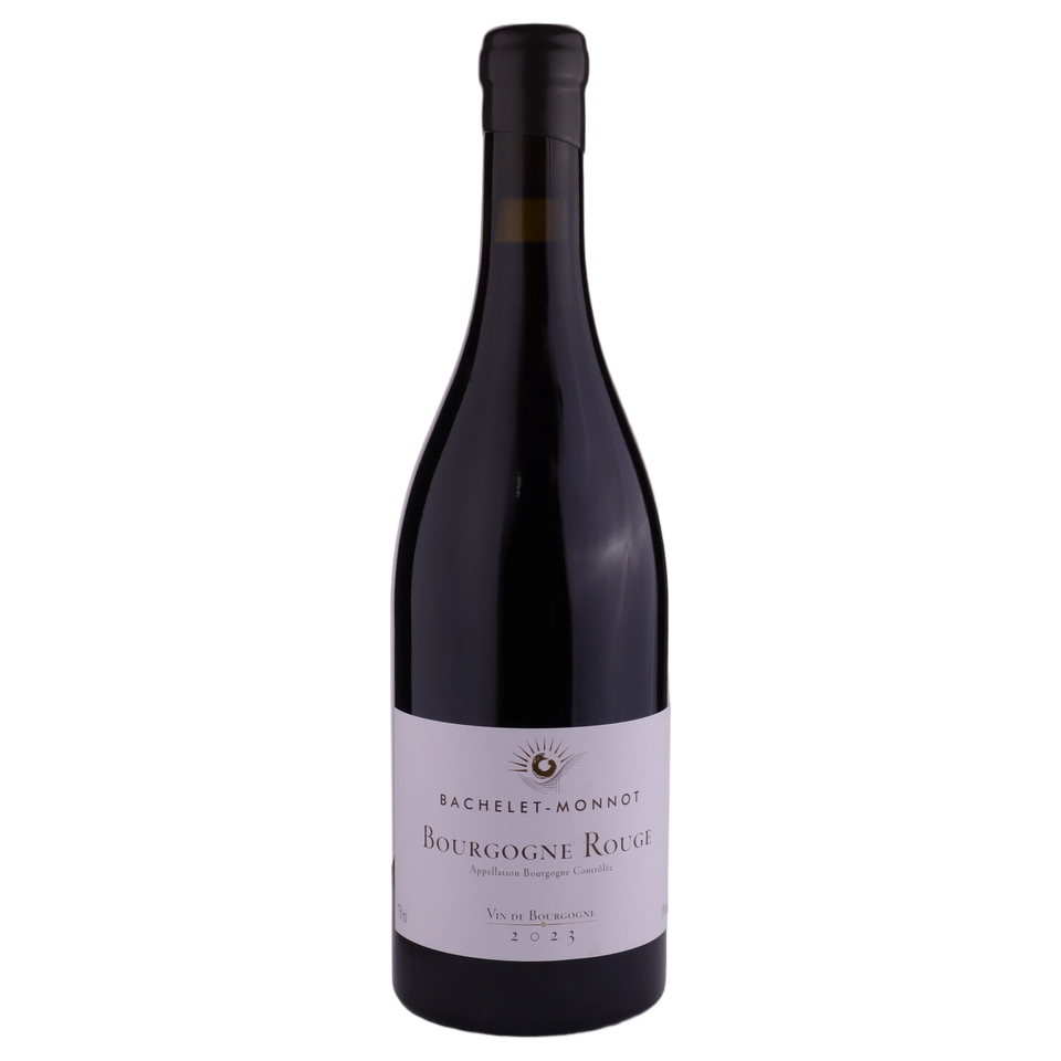 A bottle of 2023 Bachelet Monnot Bourgogne Rouge 750ml Red Wine