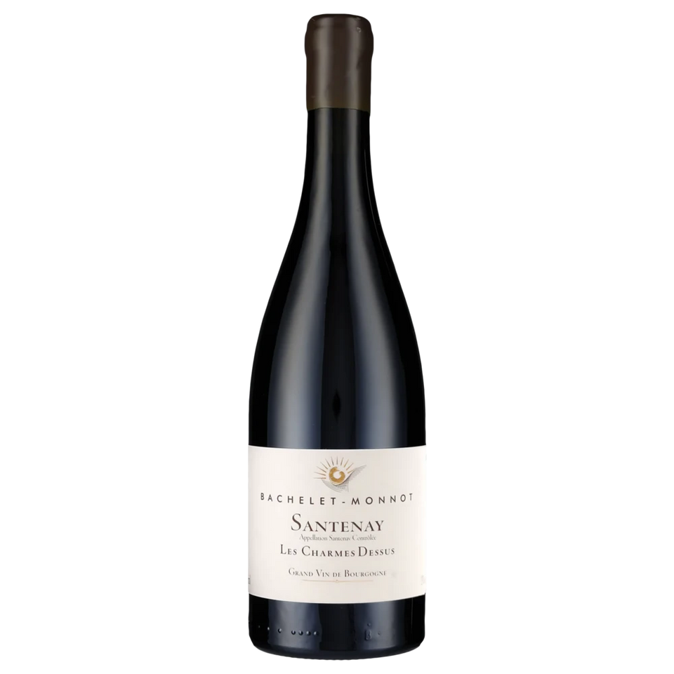 A bottle of 2023 Bachelet Monnot Santenay Les Charmes Dessus 750ml Red Wine