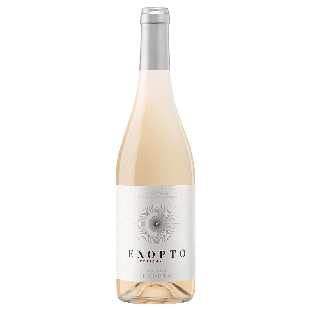 A bottle of 2024 Bodegas Exopto Rioja Exopto Rosado 750ml Rose Wine