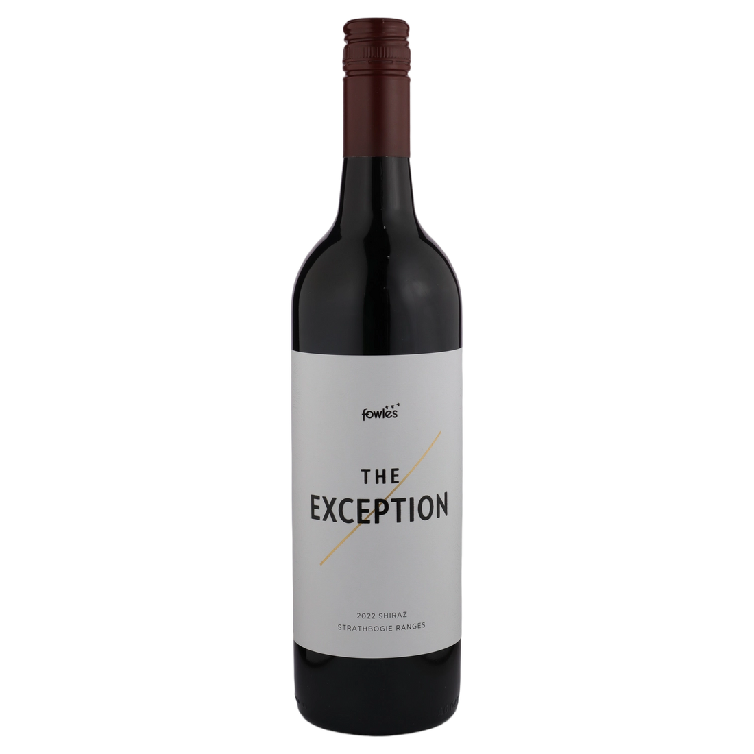 A bottle of 2022 Fowles The Exception Shiraz 750ml Red Wine