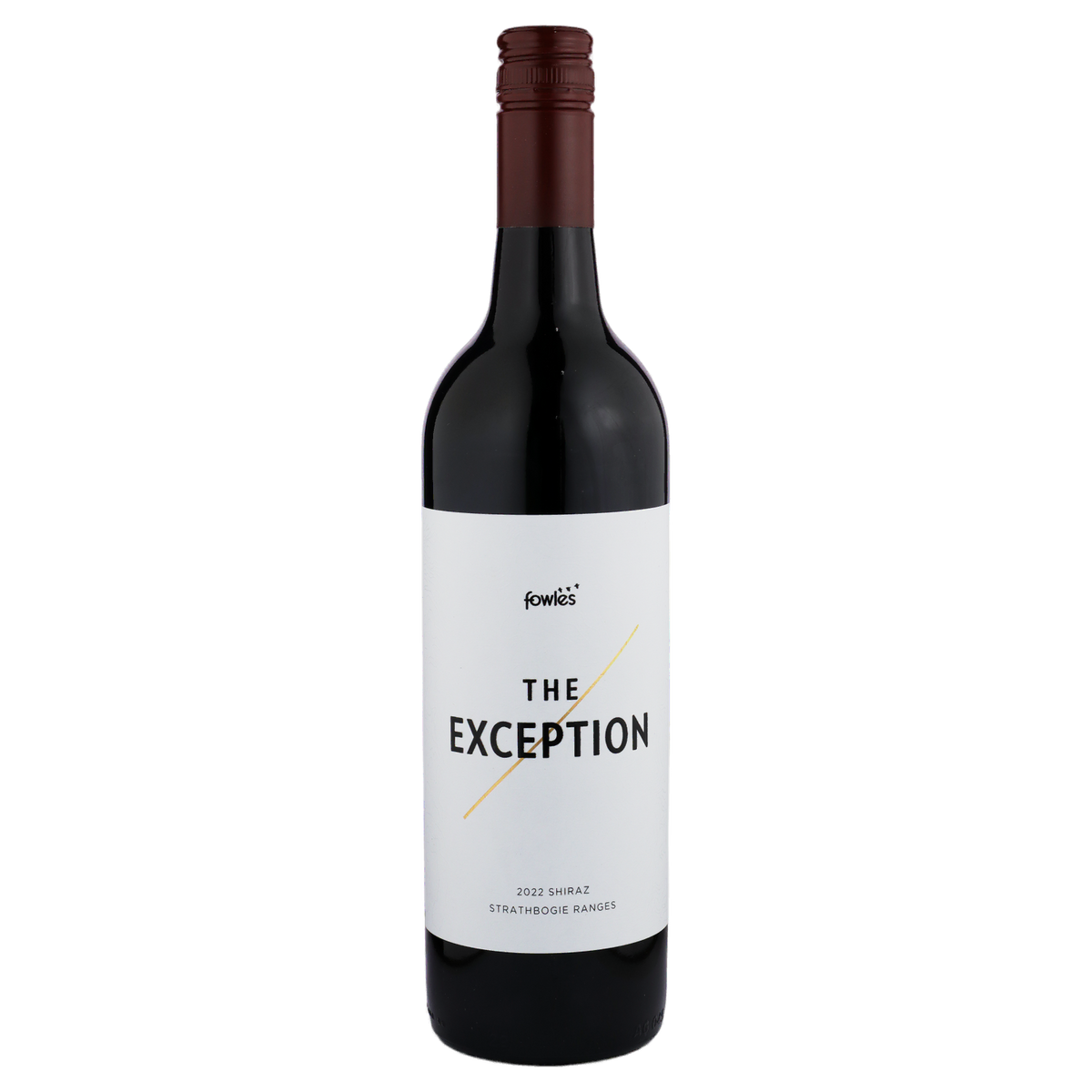 A bottle of Fowles The Exception Shiraz 2022 750ml Red Wine