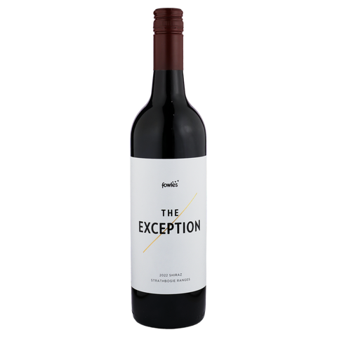 A bottle of Fowles The Exception Shiraz 2022 750ml Red Wine